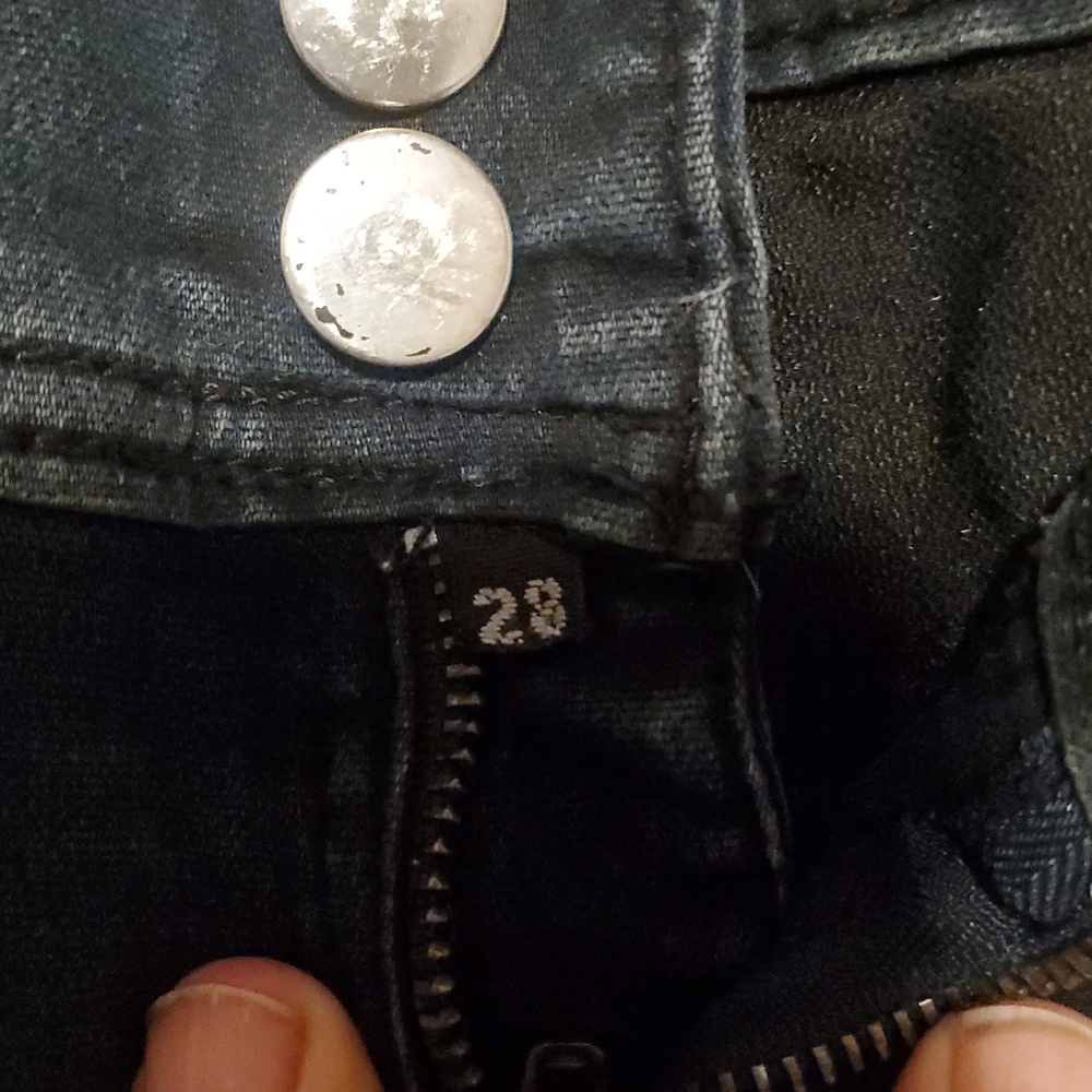Brand ???Jeans High-Rise deep Blue Stretch Jeans Size 28 - Picture 4 of 10